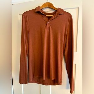 Men’s Lululemon Long Sleeve Polo, Medium